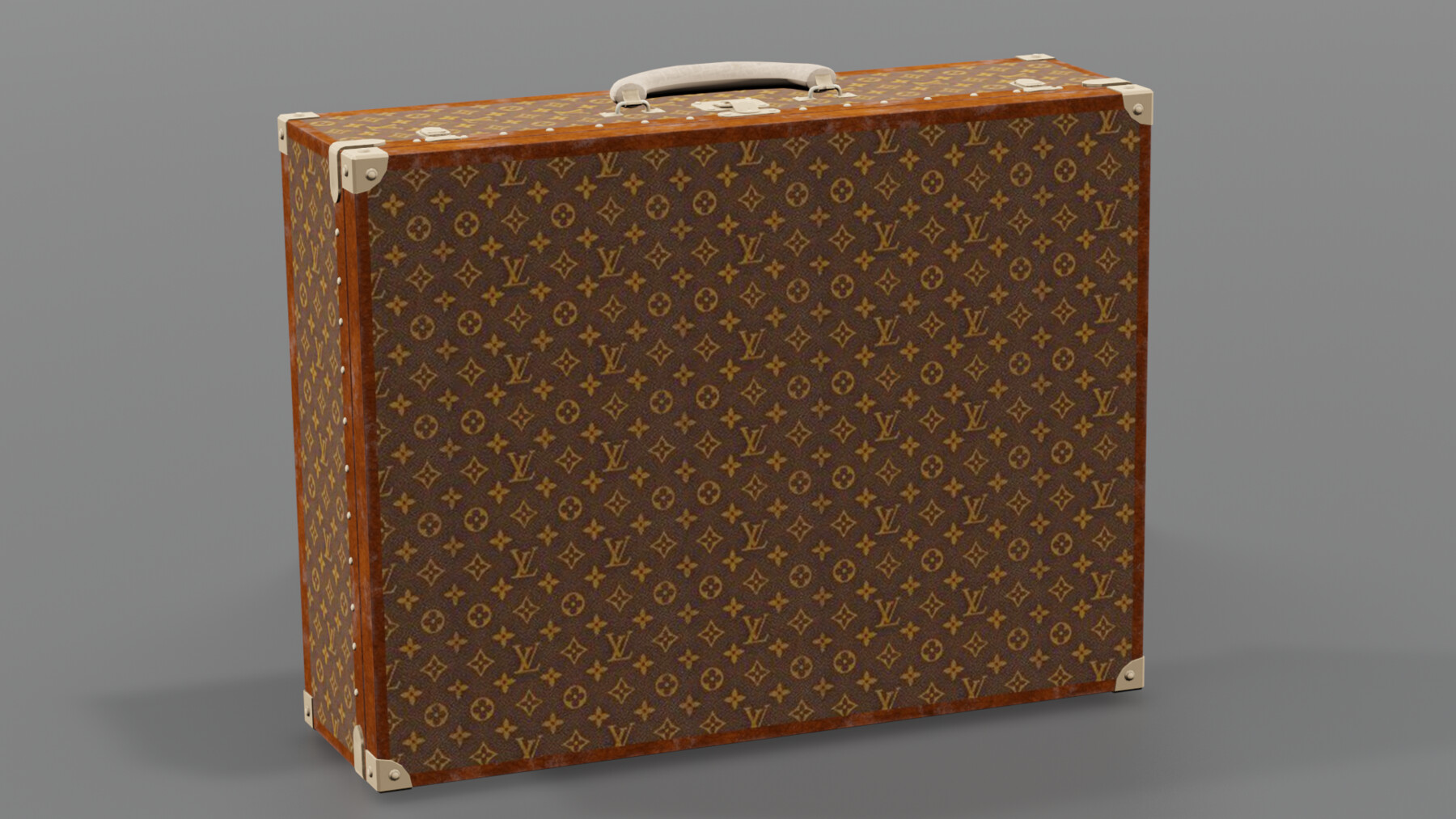 Large Vintage Louis Vuitton Suitcase