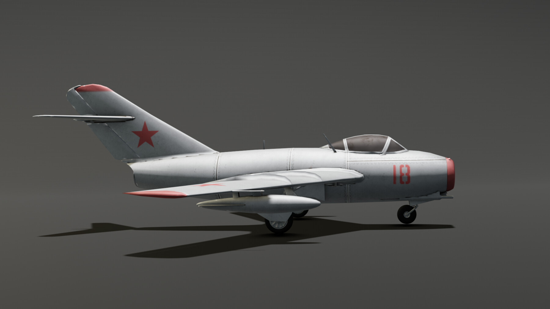 ArtStation - MIG 15 Flight 3D model | Game Assets