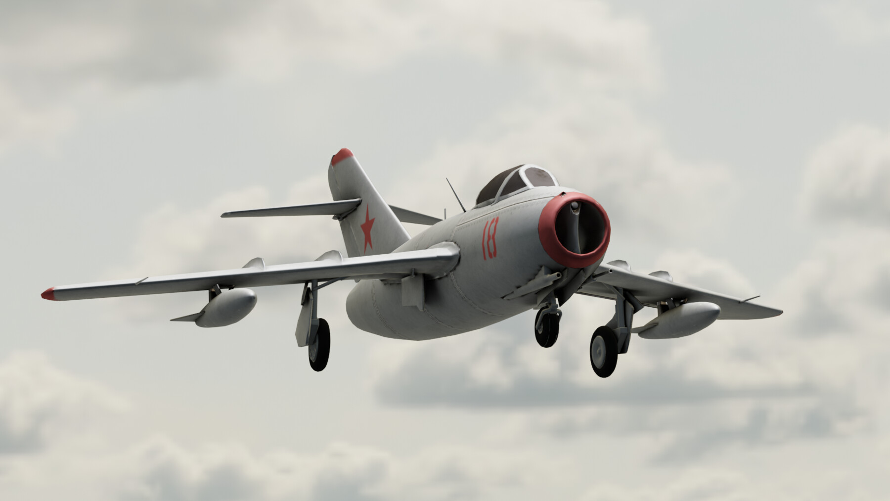 ArtStation - MIG 15 Flight 3D model | Game Assets