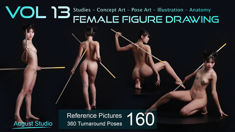 Female Figure Drawing - Vol 13 - Reference Pictures