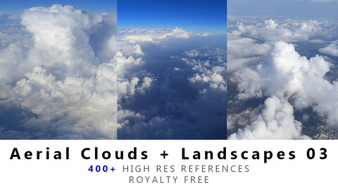 Aerial Clouds and Landscapes 03 Texture PACK