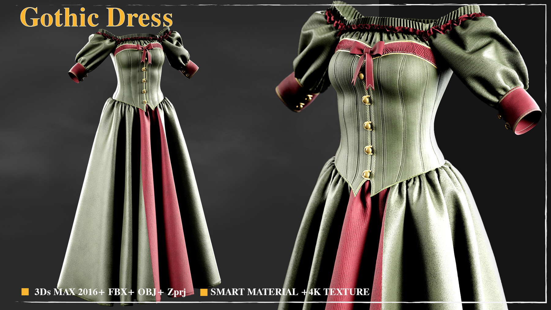 medieval gothic clothing