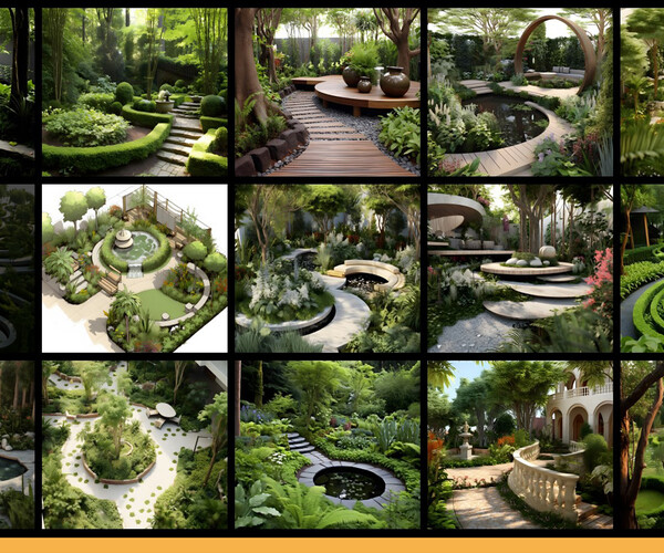 ArtStation - 202 Garden Design References | Artworks