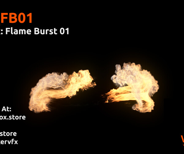 ArtStation - BHVFX_FB1_FB01 - Flame Burst 01 | Resources