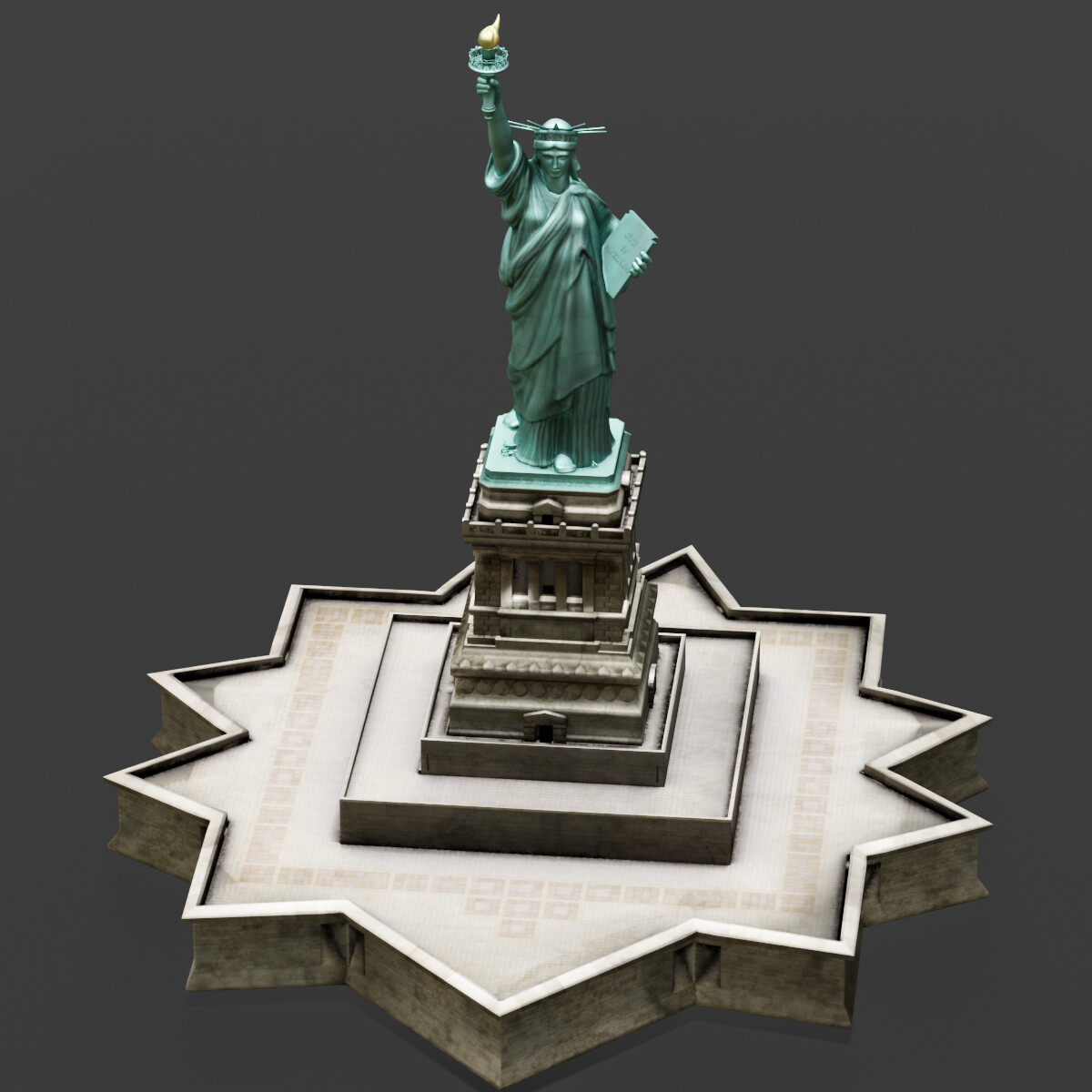 Statue of Liberty 3D model