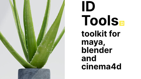 iDTools - toolkit for maya, blender and cinema4d