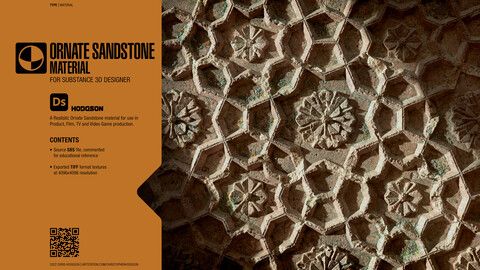 Substance Material - Ornate Sandstone