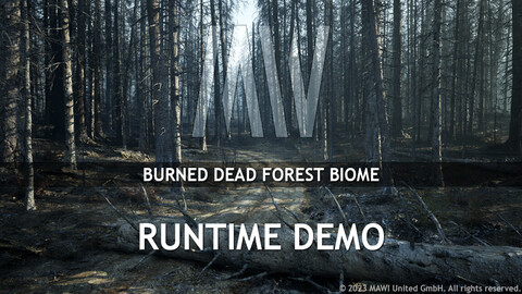 MW Burned Dead Forest Biome - Runtime Demo