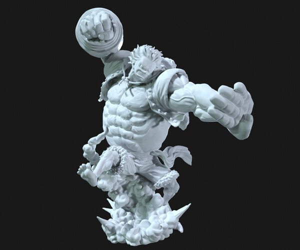 STL file luffy One Piece Gear4 articulated figure 🤴・3D printing model to  download・Cults