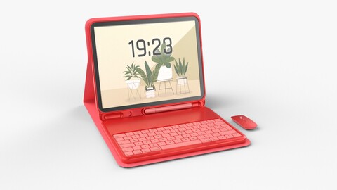 Modern Pc Tablet Set Pen Mouse Bloody Red Version