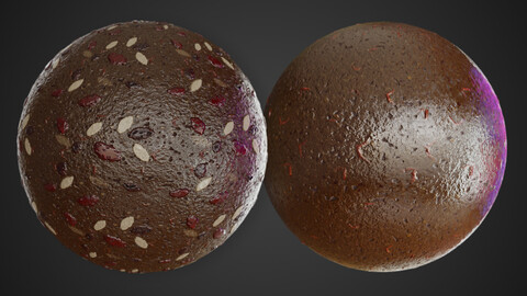 Organic Chocolate Protein Bar Material | Substance Designer