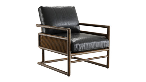 3D Model / Crate&Barrel Carlin Armchair