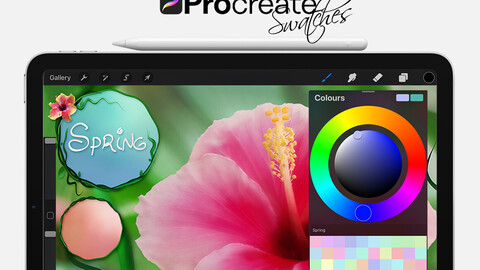 Spring Swatches for Procreate