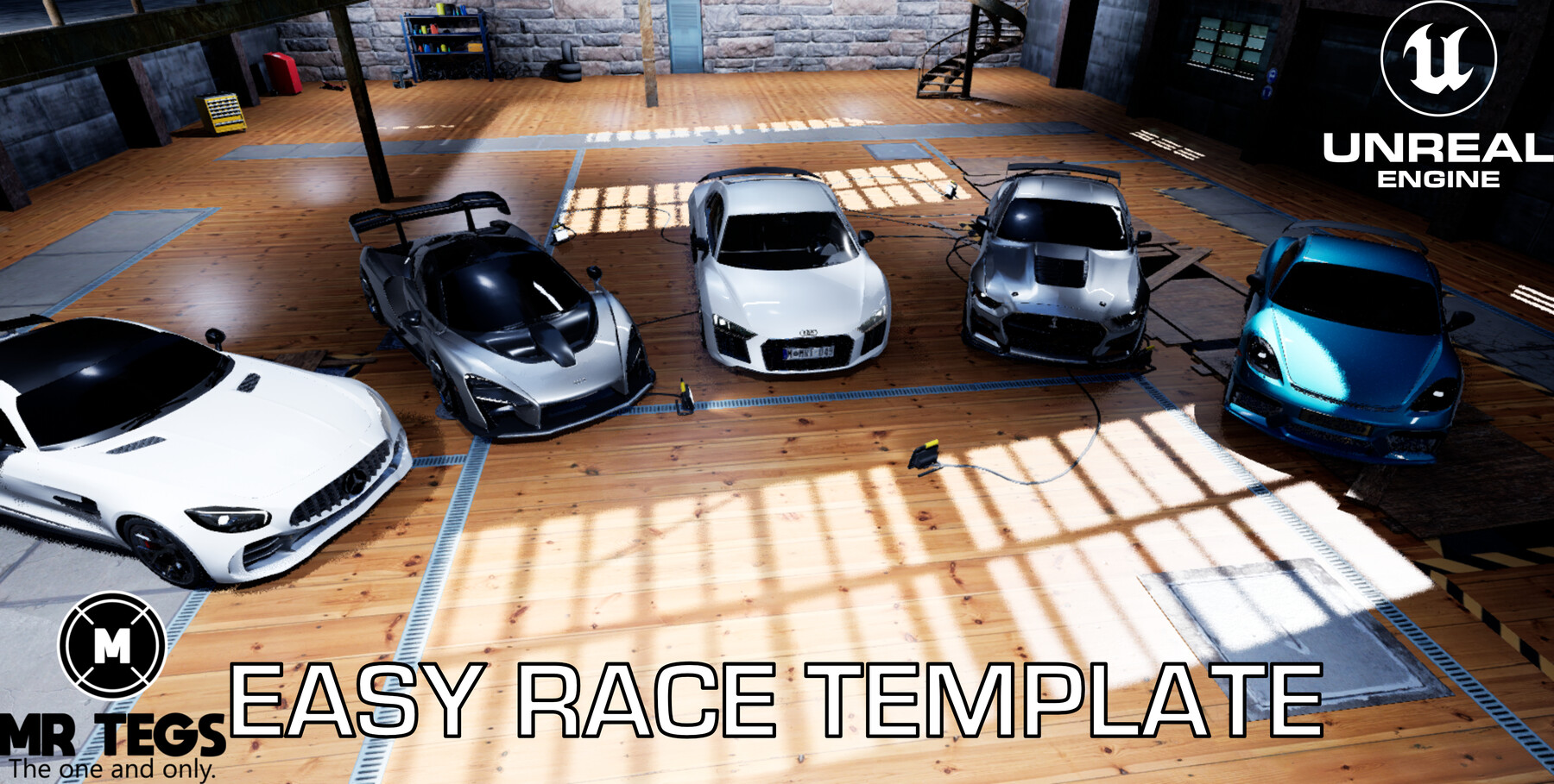 Multiplayer Car Racing Game in Blueprints - UE Marketplace