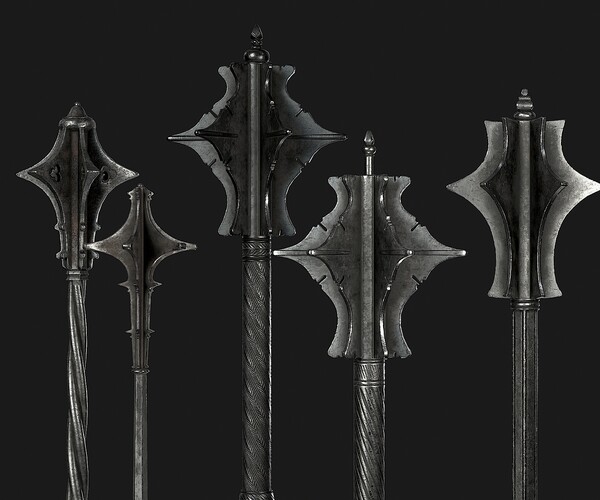 ArtStation - MEDIEVAL MACE PACK | Game Assets