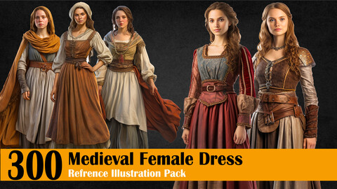 300 Medieval female character references