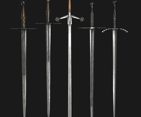 ArtStation - MEDIEVAL SWORD PACK | Game Assets