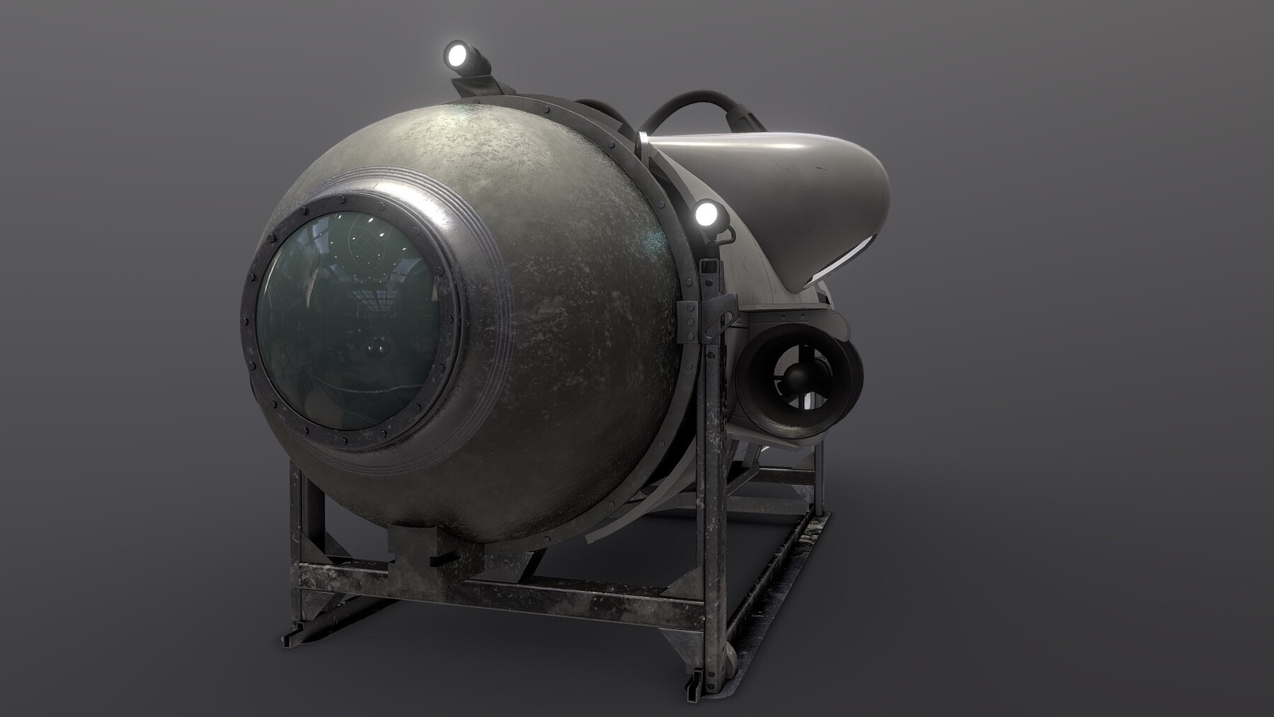 ArtStation - OceanGate Titan submersible - 3D model | Game Assets