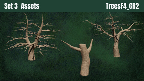 Trees F4 GR2 Pack - Unleafs Assets Nature Env