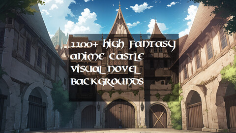 Free Vectors  Background material for anime  Grand staircase of the castle