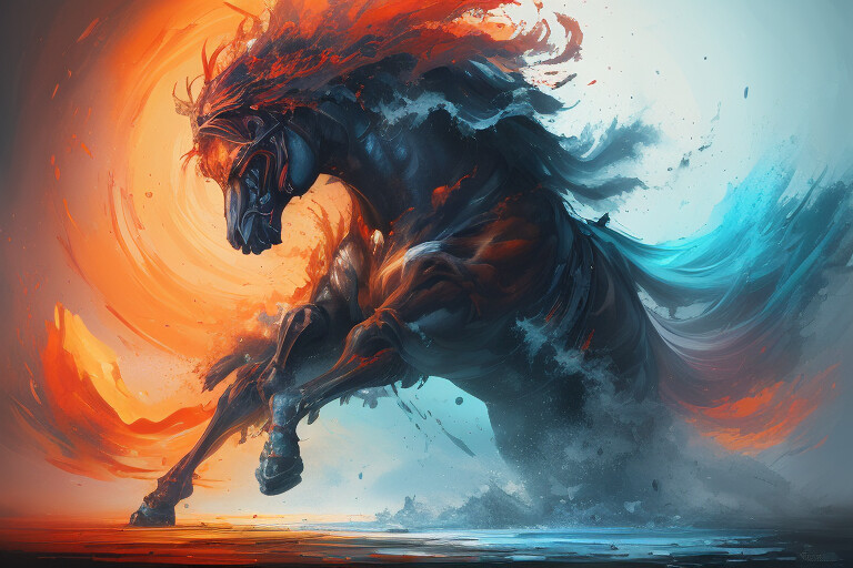 ArtStation - Digital Horse Paintings | Artworks