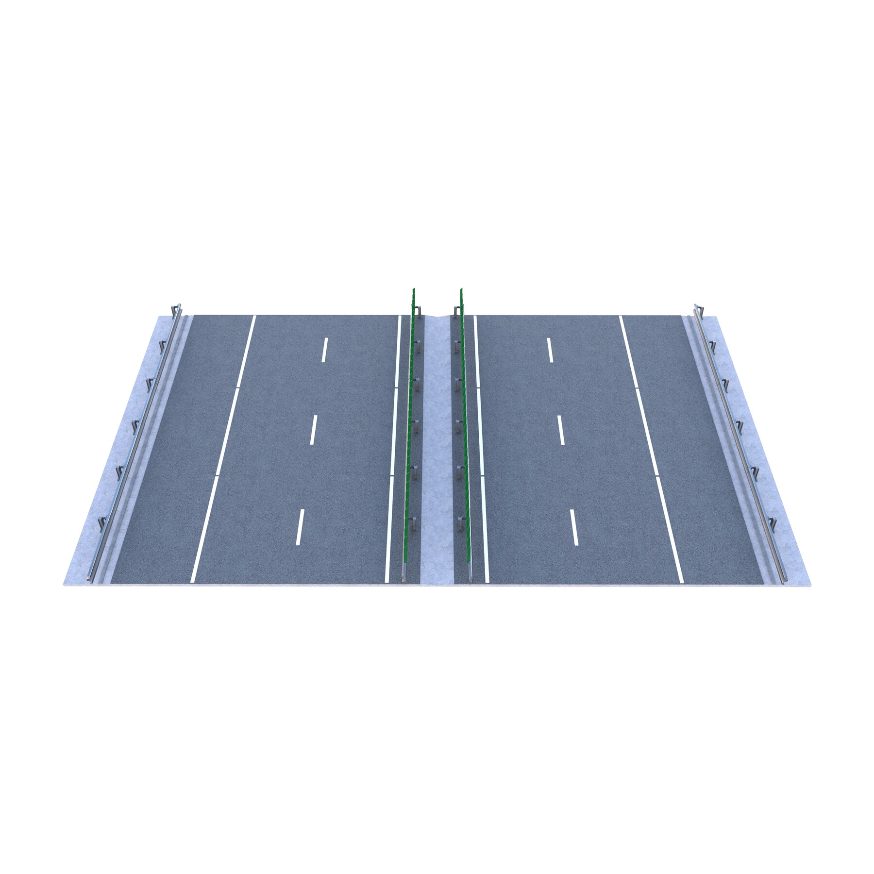 ArtStation - Tileable Freeway v1 | Game Assets