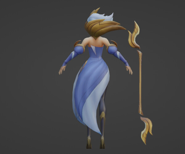 ArtStation - League of Legends - Elementalist Lux (Air) RIGGED | Resources