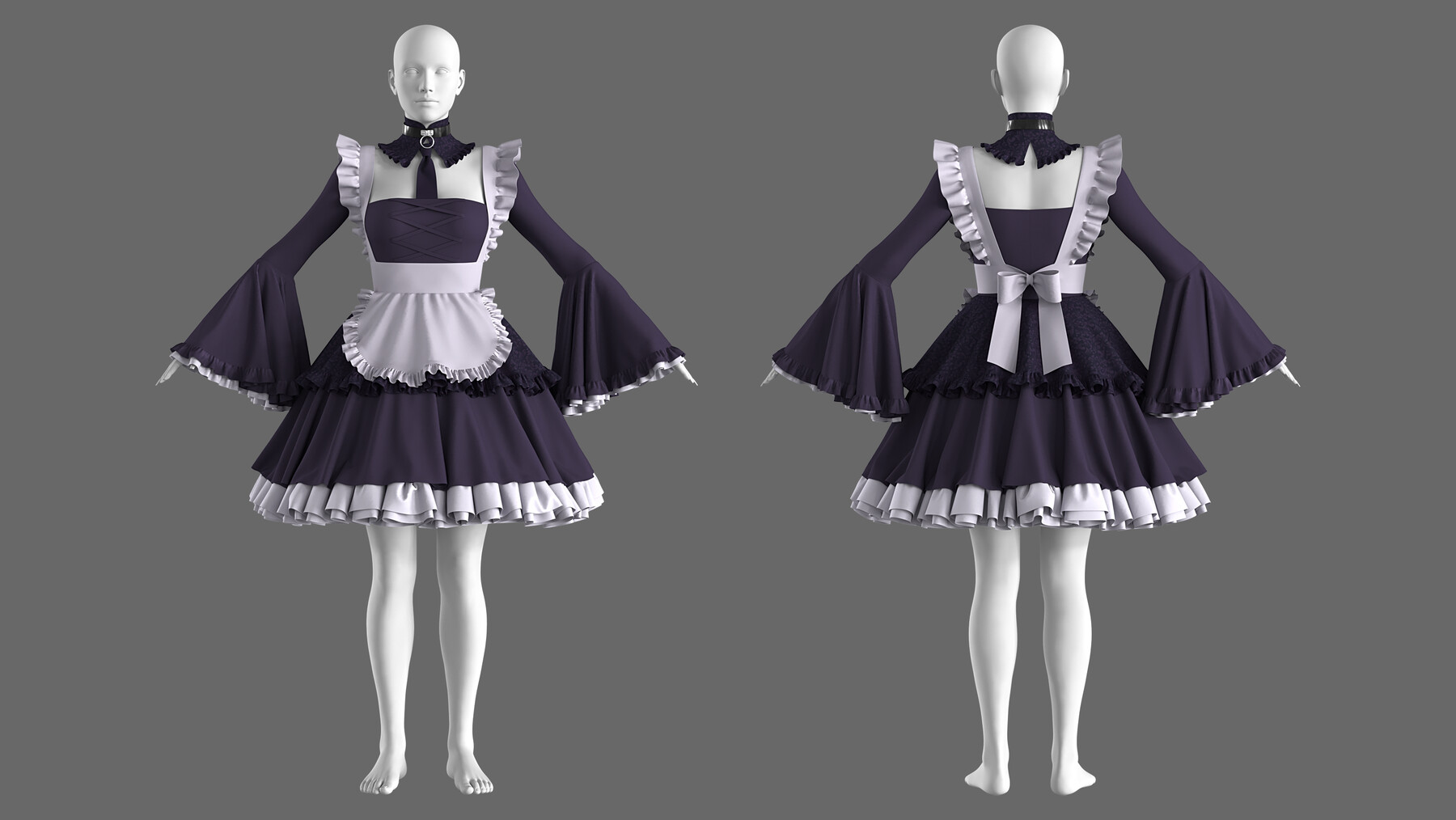 anime gothic loli dress