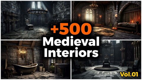 +500 Medieval Interiors Concept (4K)