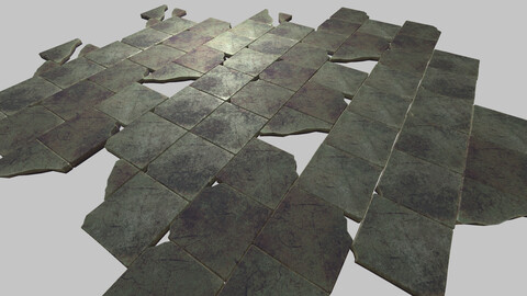 Modular Stone Tiles For Games