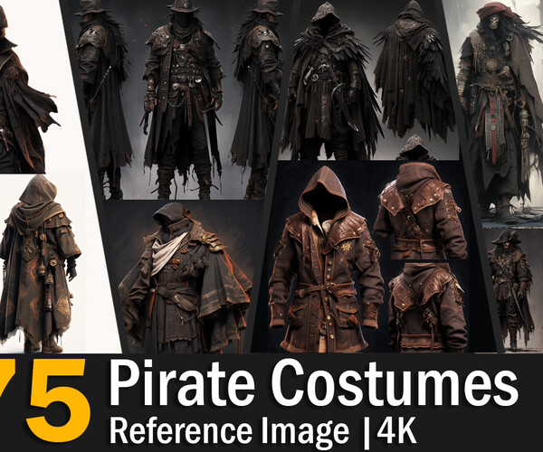 ArtStation - Pirate Costumes | Reference Images | 4K | Artworks