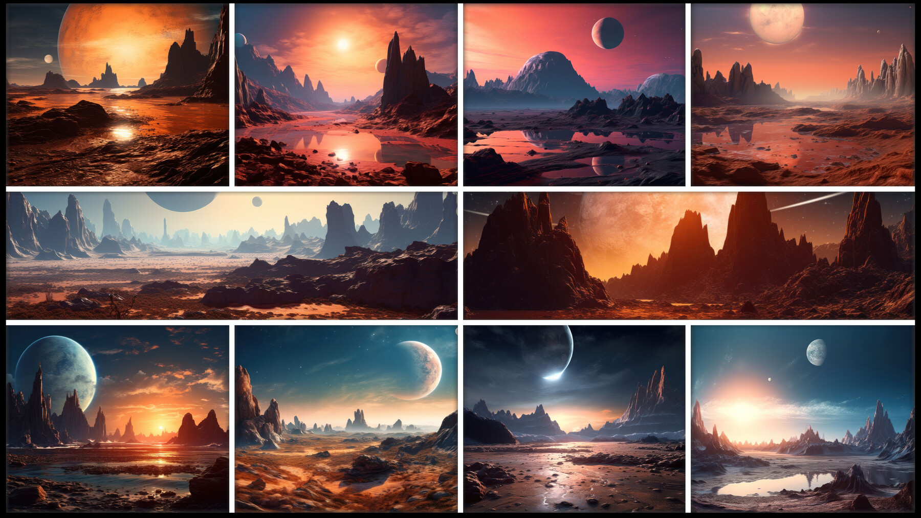 ArtStation - 200 Alien Planets Reference Image Pack v.3 | Artworks