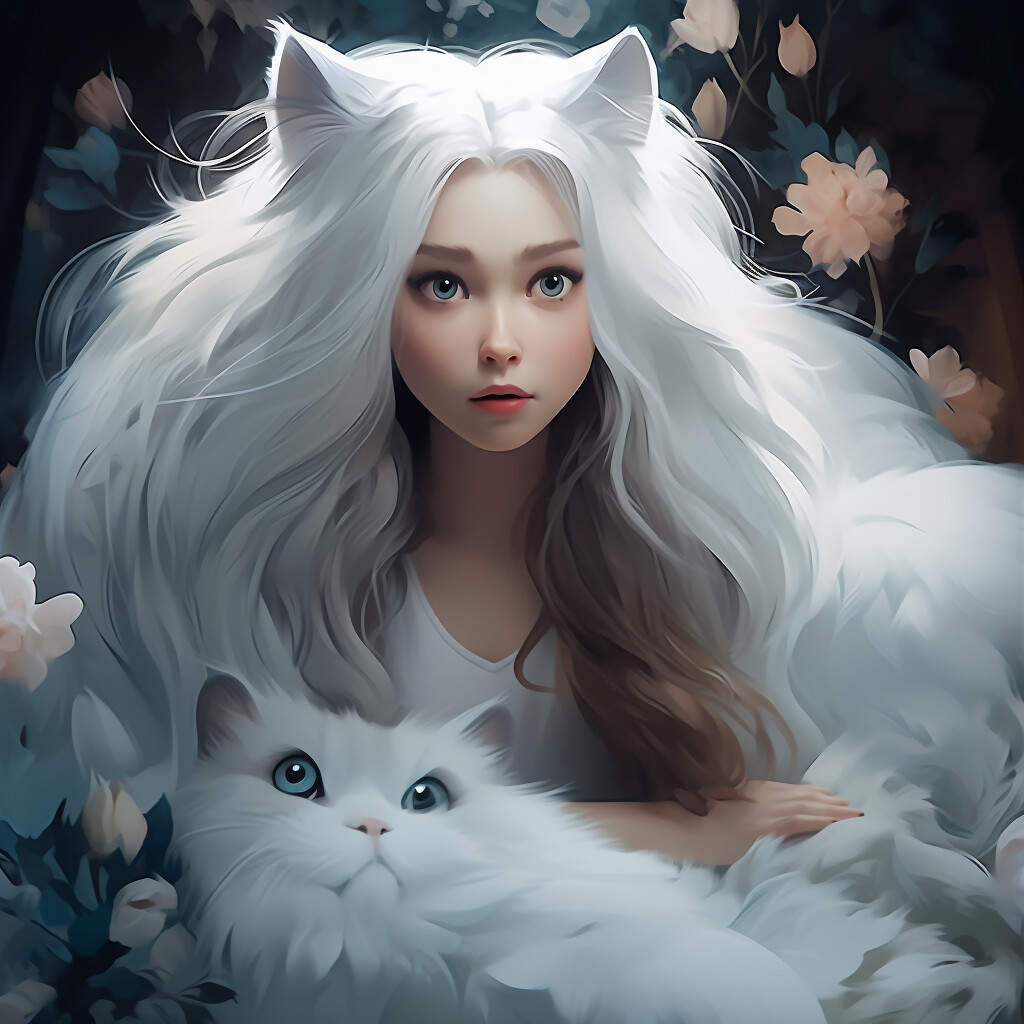 ArtStation - Whispers of Elegance: A Captivating Portrait of a Graceful ...