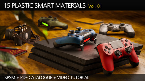 15 Plastic Smart Materials (Vol.1) + Video Tutorial