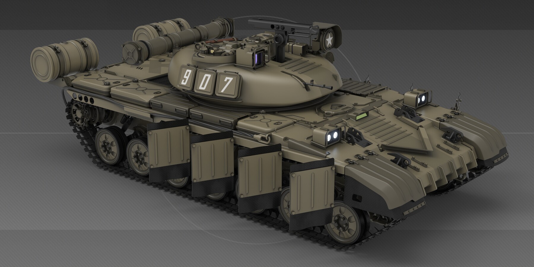 ArtStation - IT-2 Tank destroyer | Game Assets