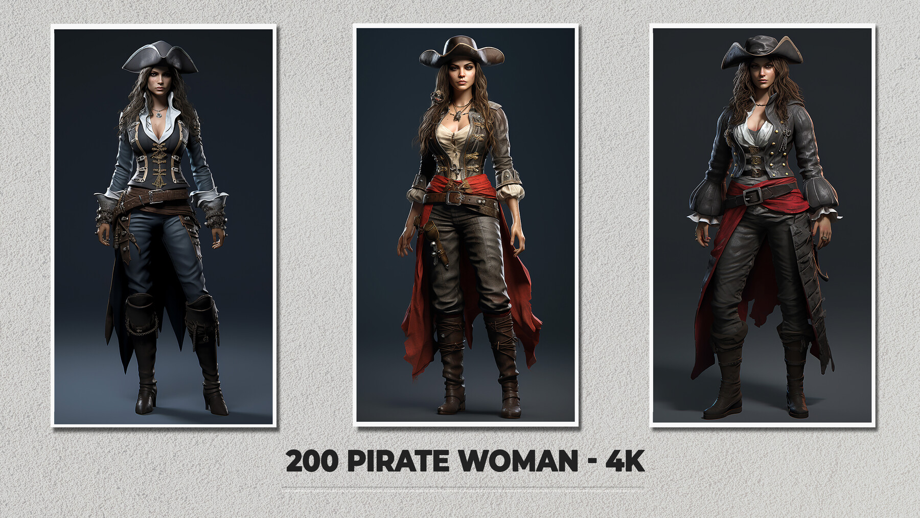 ArtStation - 200 Pirate Woman - 4k | Artworks