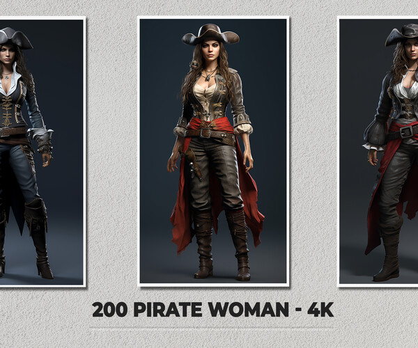 ArtStation - 200 Pirate Woman - 4k | Artworks