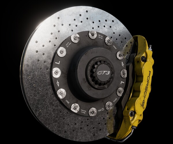 ArtStation - Carbon ceramic coated brake textures + .sbs / .sbsar for ...