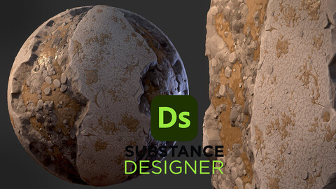 Stylized Damaged Floor - Substance 3D Designer