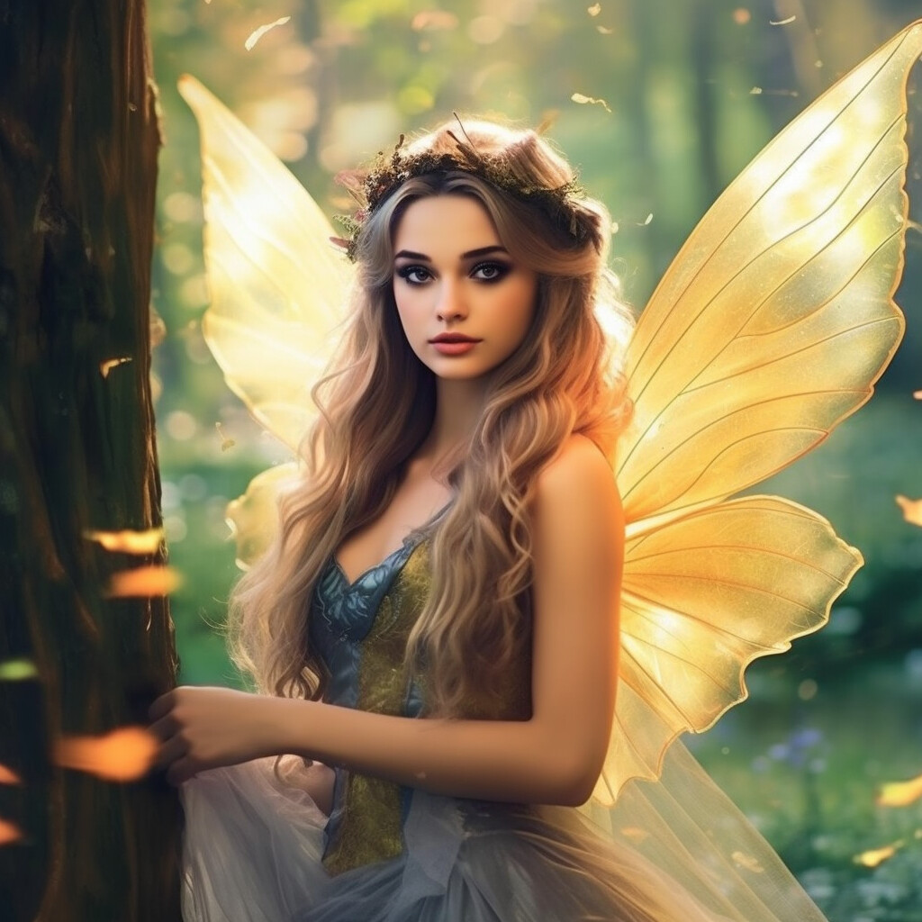 ArtStation - Enchanted Reverie: The Fairy Queen's Embrace 3 | Artworks