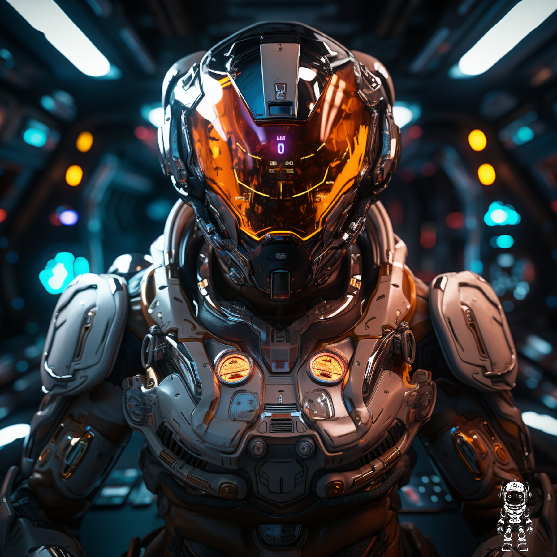 ArtStation - Space Man illustration in 4K | Artworks