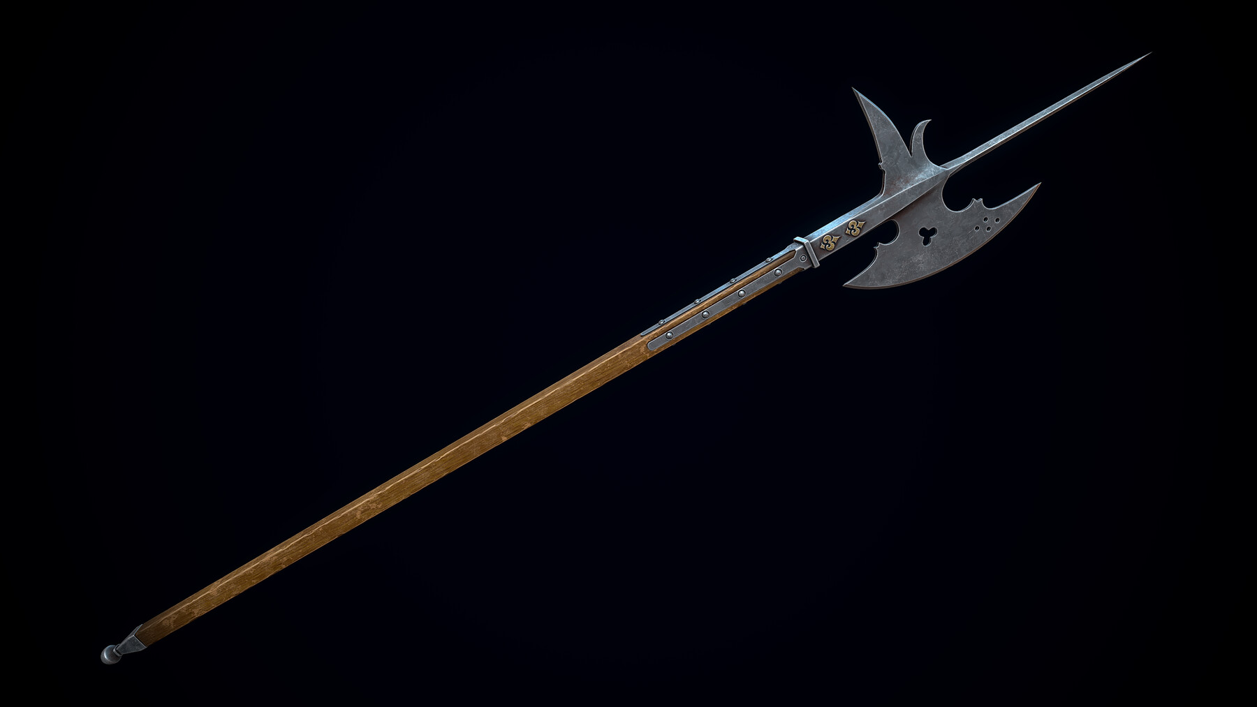 ArtStation - Medieval Halberd | Game Assets