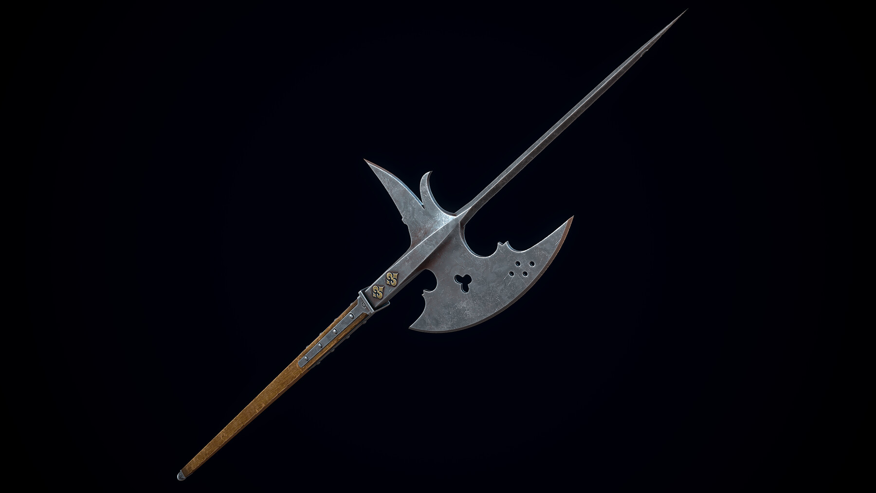 ArtStation - Medieval Halberd | Game Assets