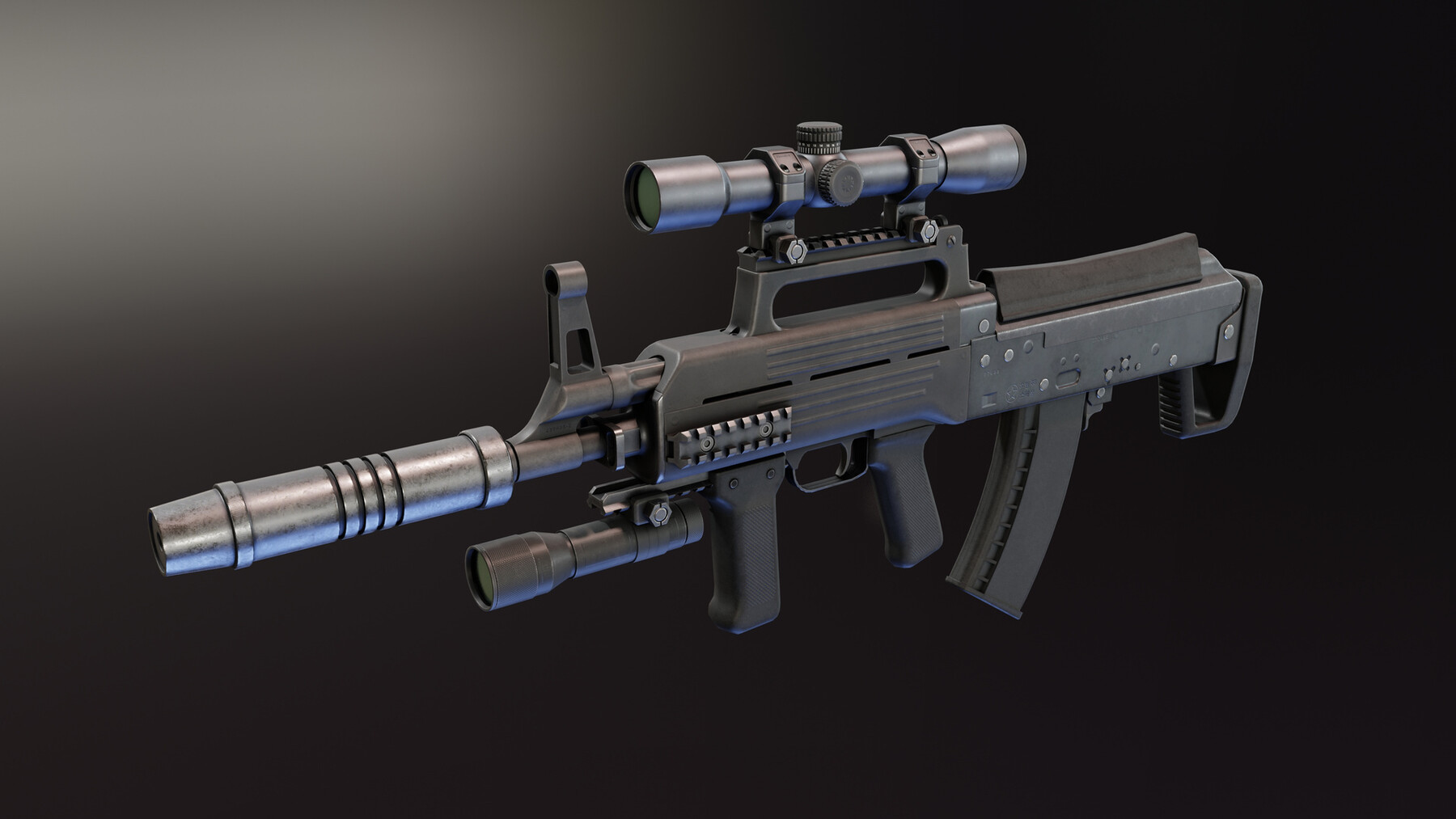 ArtStation - KPA Type 88 Bullpup | Game Assets