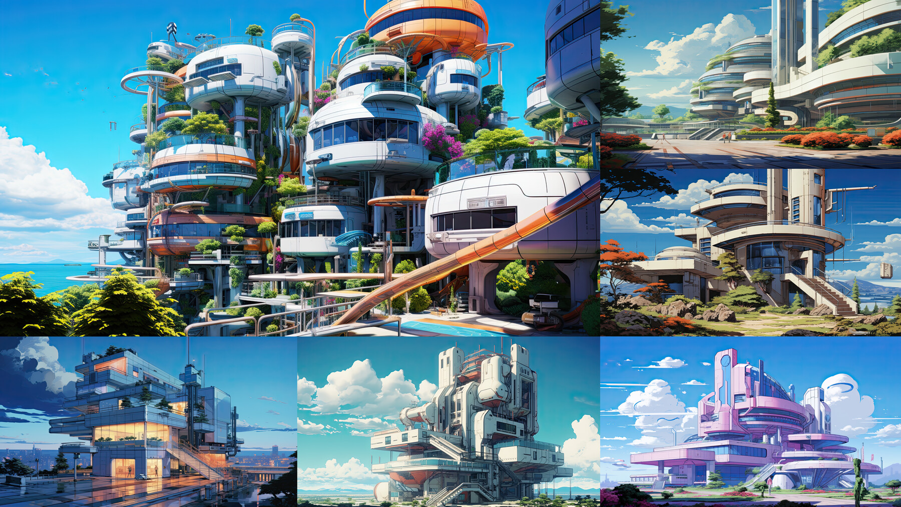 205 Arts Sustainable Architecture Novel Anime Package Concept Reference  Pack More Than 6K Resolution CreatedWithAI, What Is Sustainable  Architecture