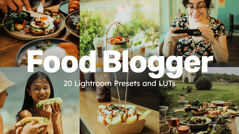 20 Food Blogger LUTs & Lightroom Presets