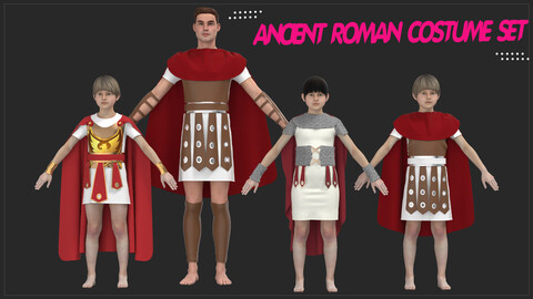 Ancient Roman costume set