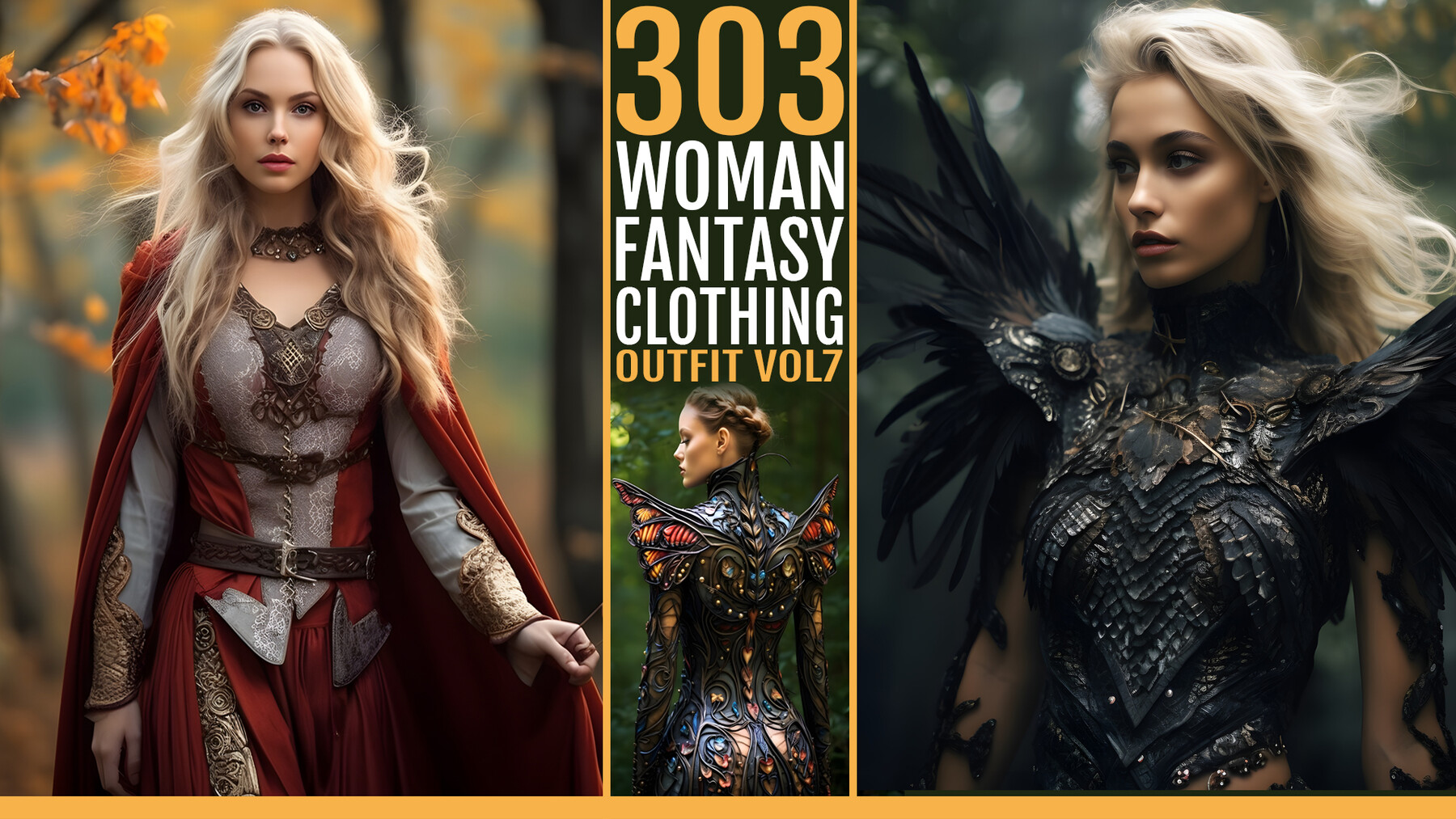 303 Women's Futuristic Fashion Clothing VOL05