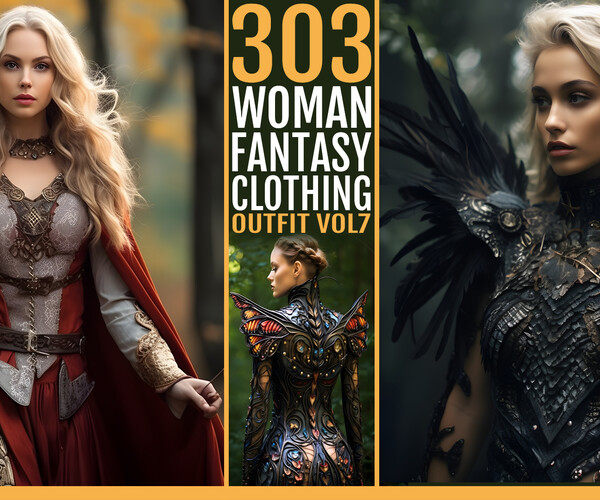 303 Women's Futuristic Fashion Clothing VOL05
