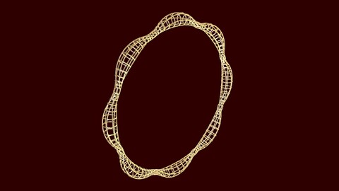 Contemporary Turkish style jali net bangle